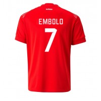 Switzerland Breel Embolo #7 Replica Home Shirt World Cup 2022 Short Sleeve